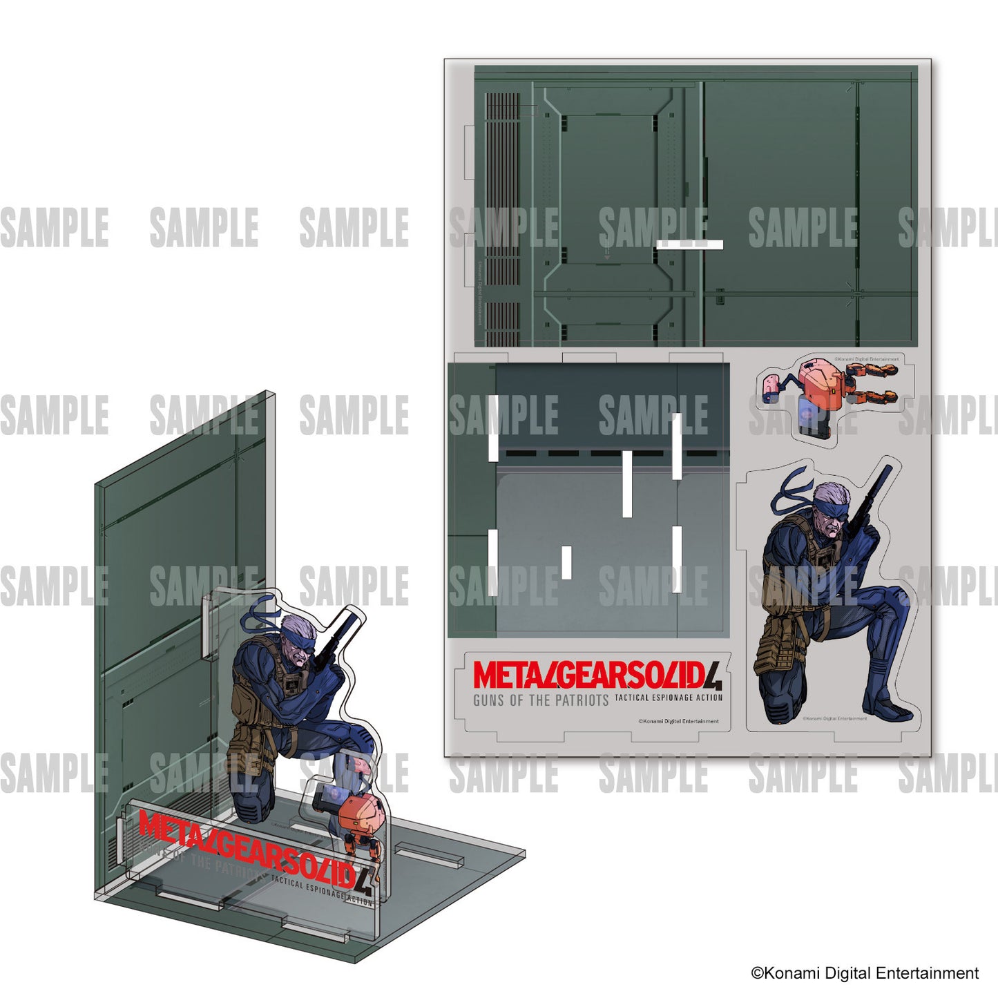 METAL GEAR SOLID アクリルブックエンド