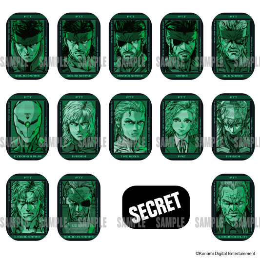 METAL GEAR SOLID トレーディング缶バッジ