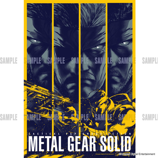 METAL GEAR SOLID　シルクスクリーンポスターby Superlog