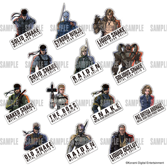 METAL GEAR SOLID　ダイカットステッカー